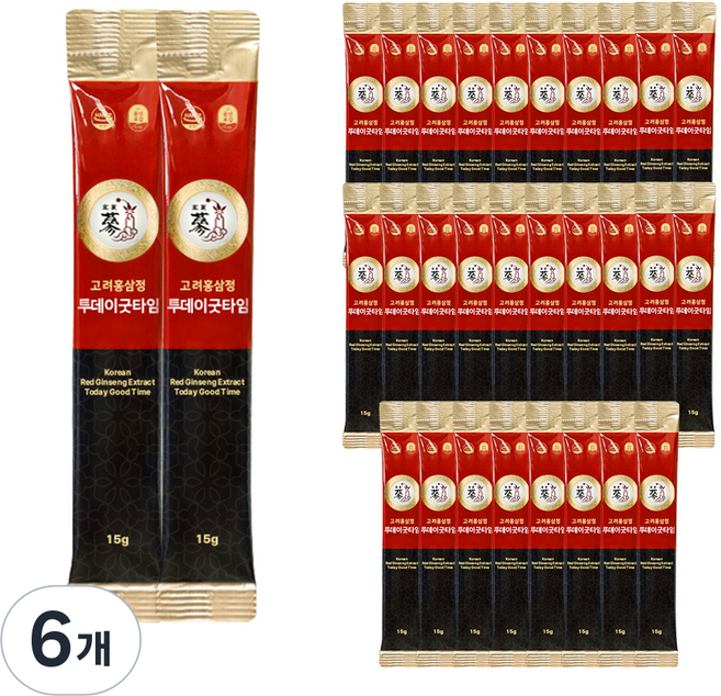 풍년보감 고려홍삼정 투데이굿타임, 450g, 6개