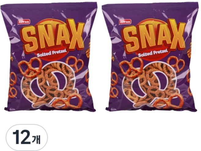 Elvan Snax椒鹽蝴蝶餅, 12包, 200g