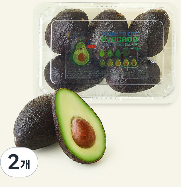 선우 칠레산 바로 먹는 후숙과 아보카도, 2개, 1kg(5~7입)