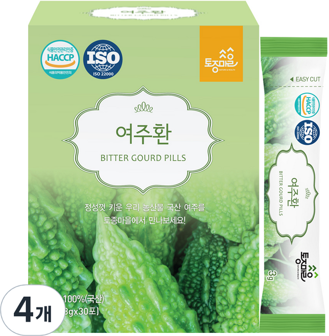 토종마을 여주환 30p, 4개, 90g