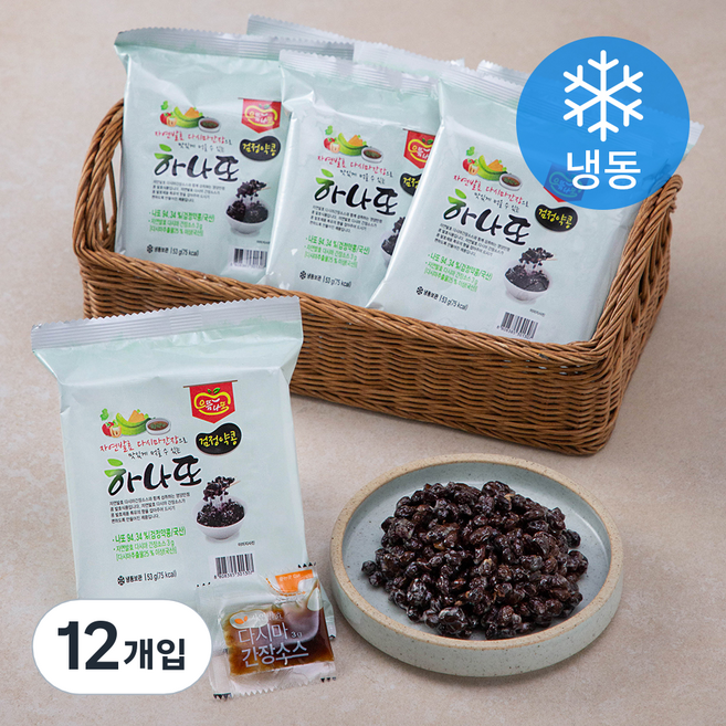 검정약콩 하나또 (냉동), 53g, 1개입, 12개