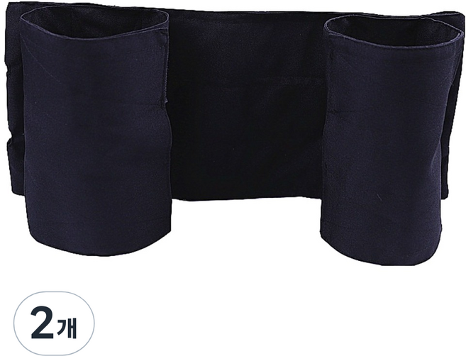 올하이 휠체어 다리 고정 안전벨트 01 블랙, 2개