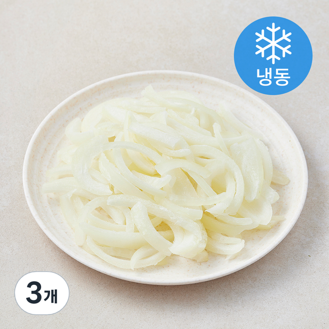 국내산 양파 슬라이스 (냉동), 3개, 240g