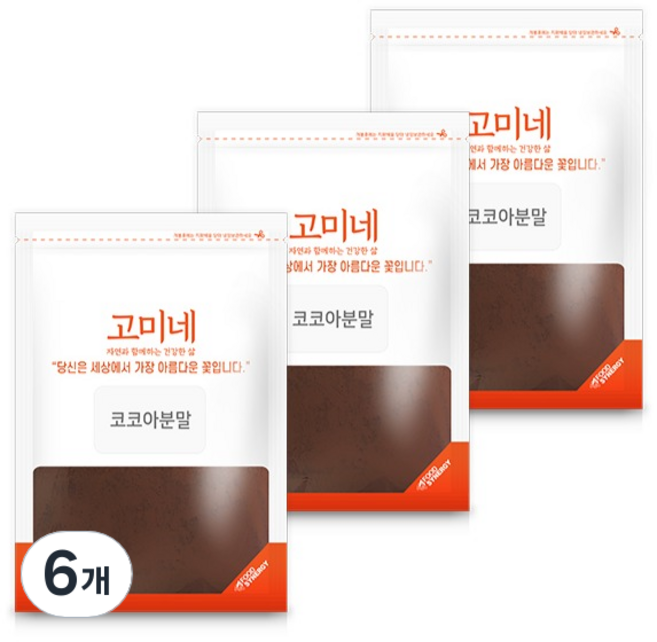 고미네 코코아분말, 300g, 1개입, 6개