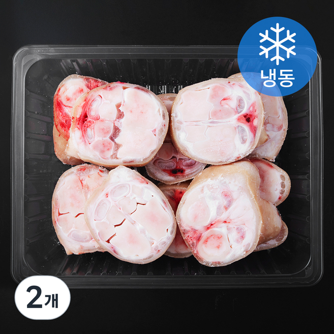 국내산 소고기 우족 2등급 탕용 (냉동), 2개, 2kg