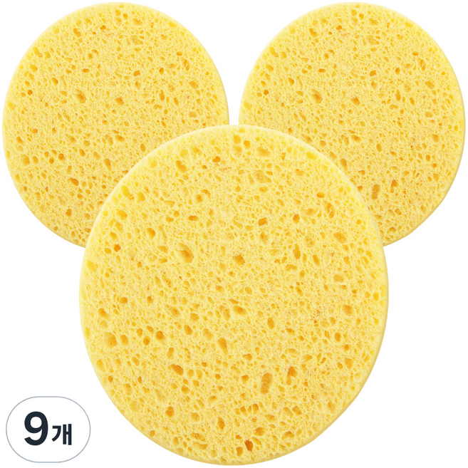 벨로티 해면 스펀지, 9개, 옐로우