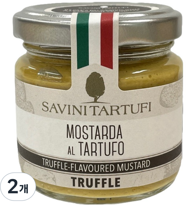 SAVINI TARTUFI 薩維尼松露 松露芥末醬, 90g, 2個