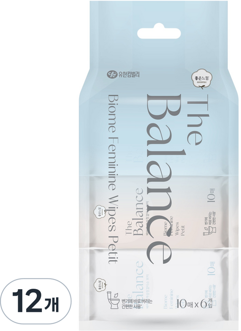 GOODFEEL The Balance 女性私密潔膚濕紙巾 Petit 10p, 12個, 23g