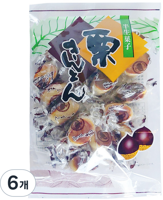 栗子饅頭餅, 180g, 6個