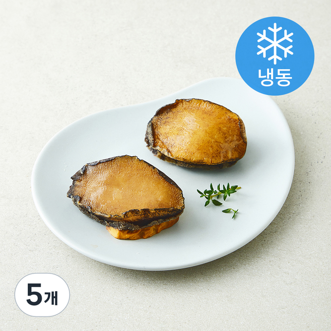완도맘 자숙 전복 2마리 (냉동), 5개, 80g