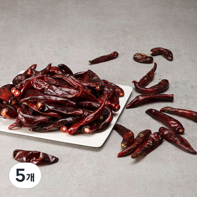 태양빛 건고추, 100g, 5개