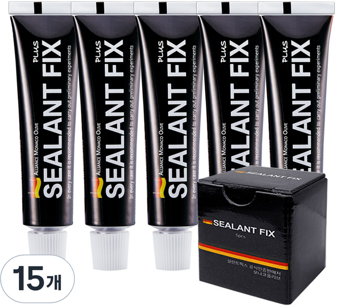 모나코올리브 초강력 파워 접착제 실란트픽스 PLUS, 15개
