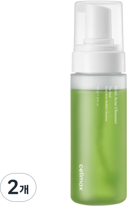 셀리맥스 더 리얼 노니 아크네 버블 폼 클렌징, 155ml, 2개 - 쿠팡