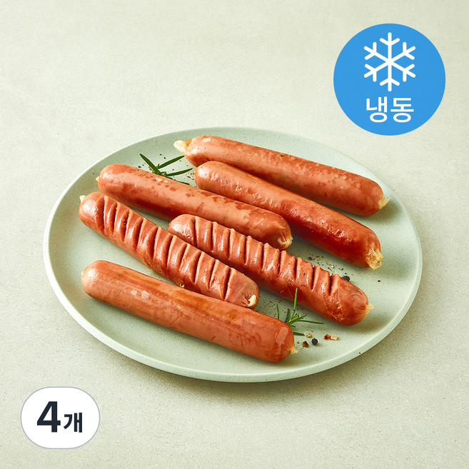 식자재왕 다되는 청양고추맛 소시지 10개입 (냉동), 1kg, 4개