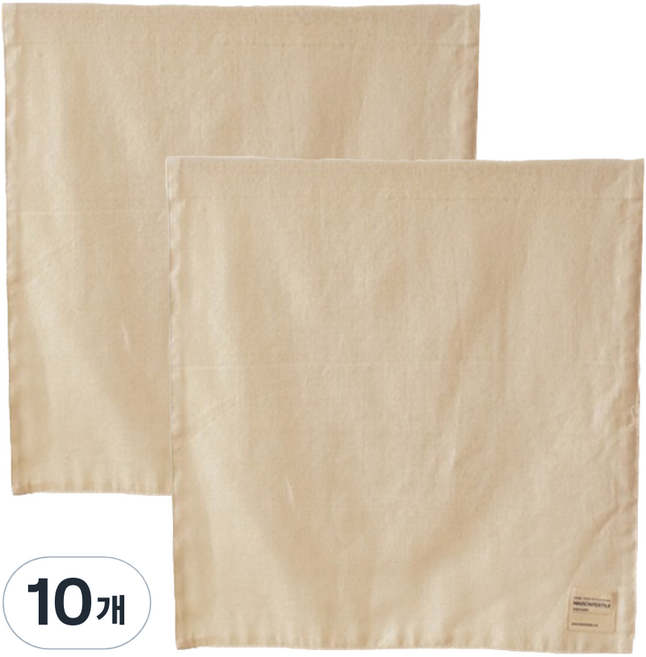 메종텍스타일 강화 소창 100% 순면 행주 내추럴, 10개