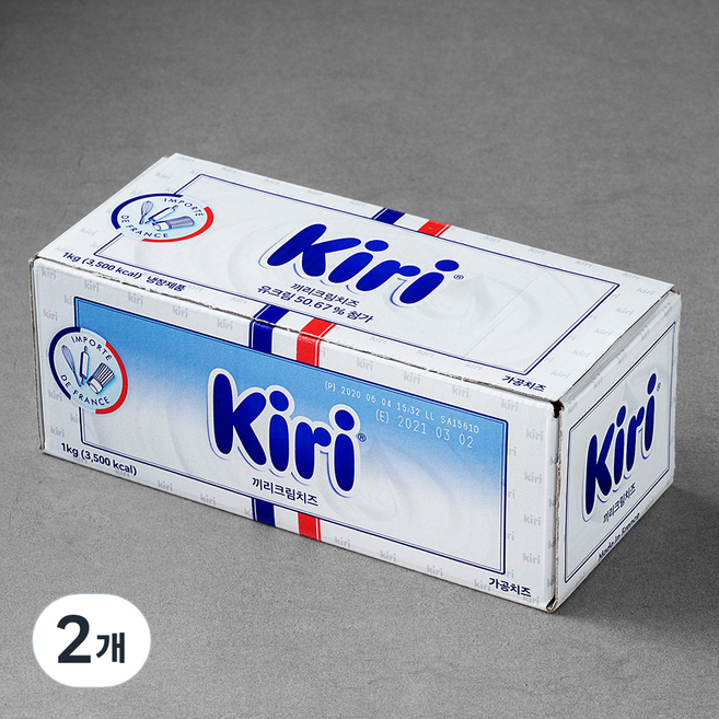 끼리 크림치즈, 1kg, 1개입, 2개