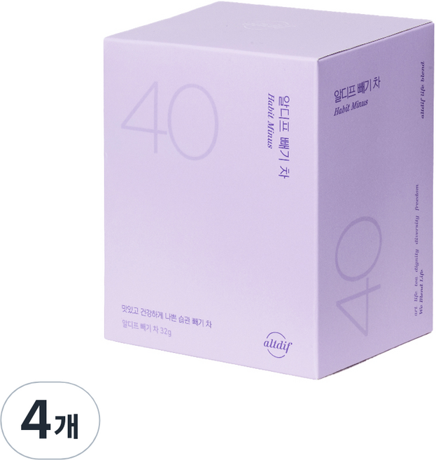 알디프 라이프 블렌딩 티 빼기 차 8p, 4g, 8개입, 4개