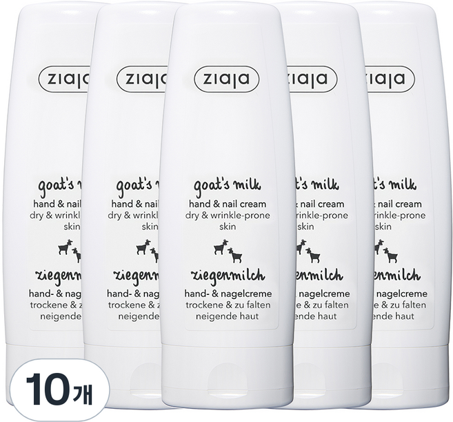 지아자 산양유 핸드크림, 80ml, 10개
