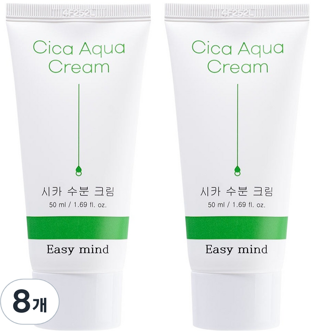 이지마인드 시카 판테놀 수분 보습크림, 50ml, 8개