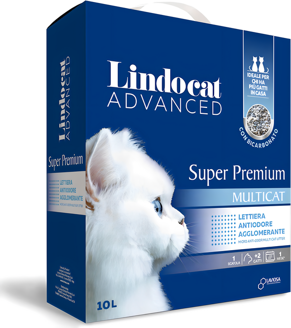Lindocat 歐洲之星 雙效除臭城市貓砂 10L, 1包, 9kg, 無香