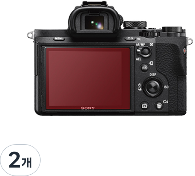 스코코 소니 알파 A7M2/A7 ll 강화유리 카메라 액정보호필름, 2개