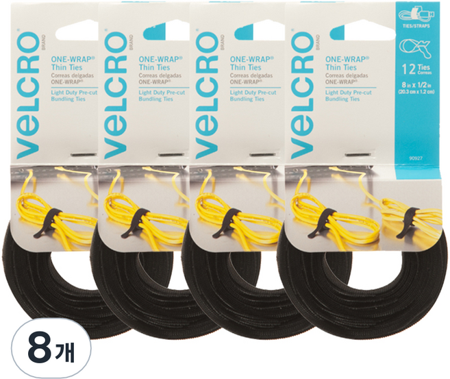VeLCRO 威扣 One-Wrap 束帶 12入, 8個