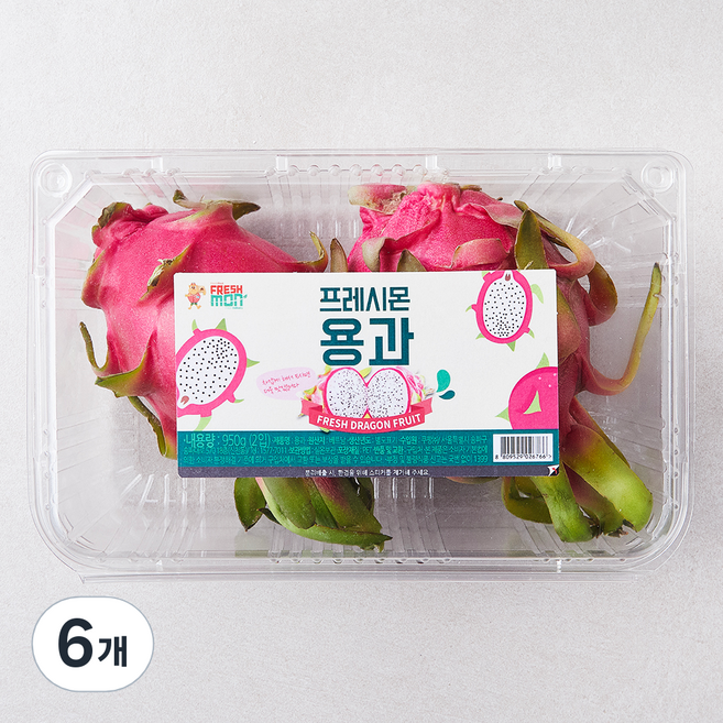 프레시몬 용과 2개입, 6개, 950g