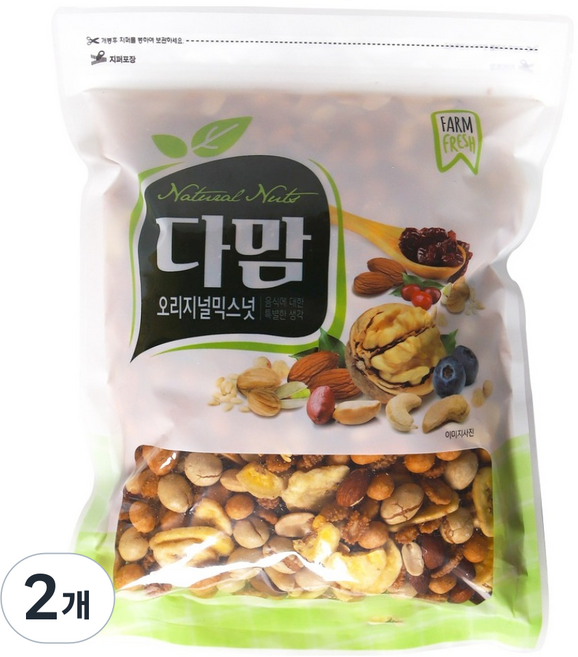 다맘 오리지널 믹스넛, 1kg, 2개