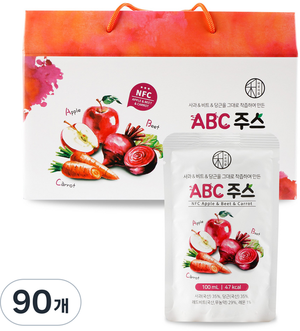 바로이즙 ABC주스, 100ml, 90개