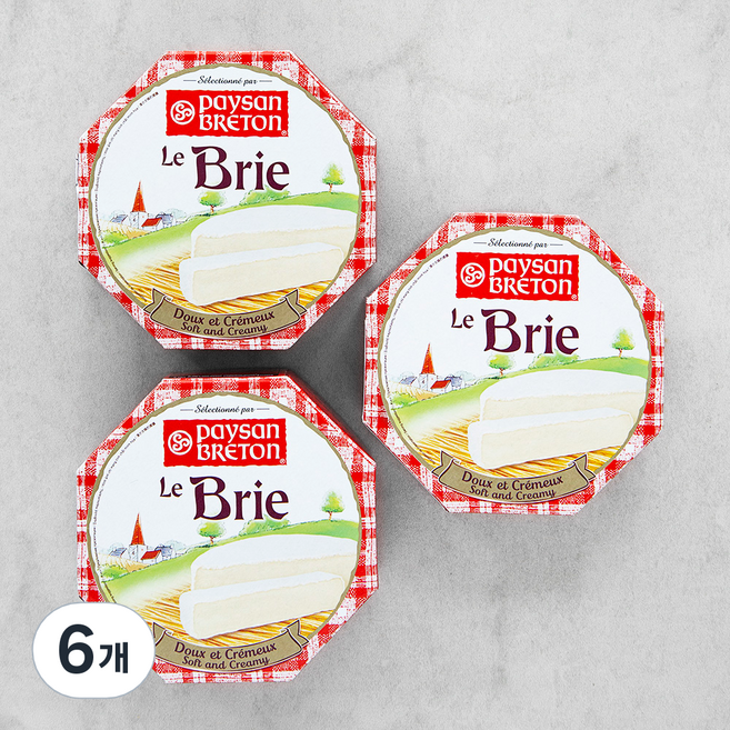 페이장브르통 브리치즈, 125g, 1개입, 6개