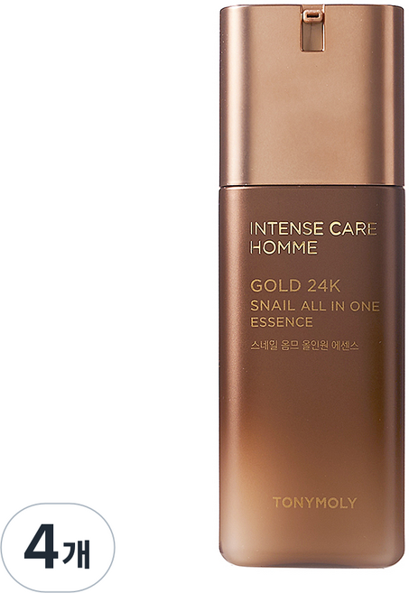 TONYMOLY Intensive Care 黃金24K蝸牛男士全效合一, 4個, 130ml