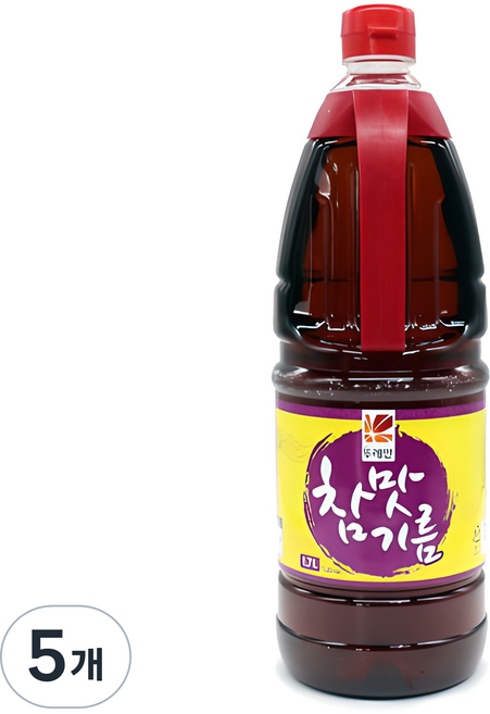 뚜레반 참맛기름, 1.7L, 5개
