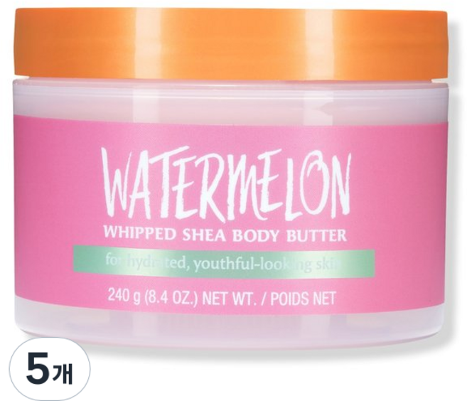 트리헛 휩 시어 바디 버터 워터멜론, 5개, 240g