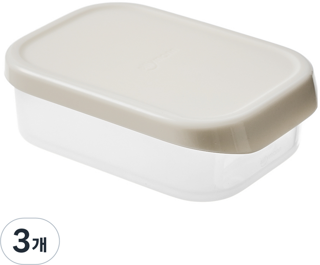 실리만 아이스웨이 실리콘 냉동용기 아이스화이트 WSK7102, 3개, 260ml