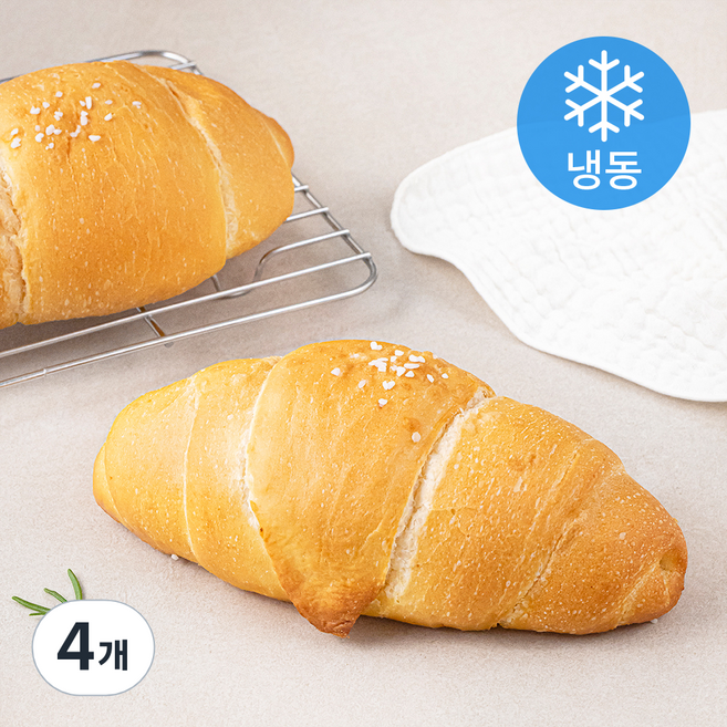 뺑드졸리 프리미엄 버터듬뿍 소금빵 (냉동), 75g, 2개입, 4개