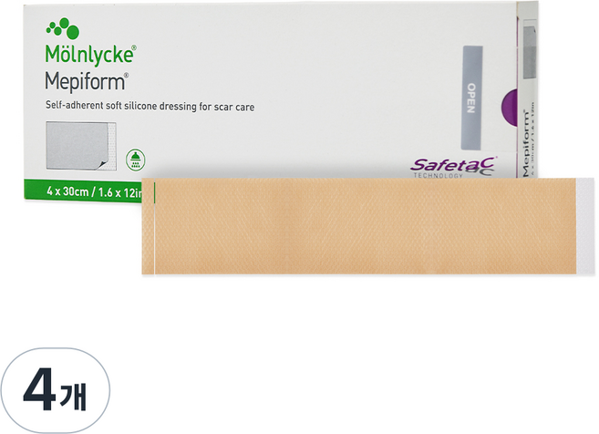 멘리케 메피폼 방수가능 실리콘 겔 시트 5p, 4개