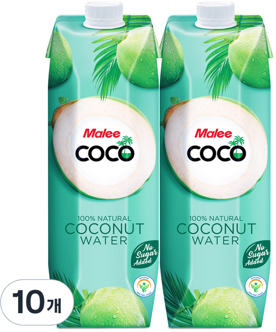 말리 코코넛워터, 1L, 10개