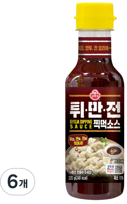 오뚜기 튀만전 찍먹소스, 6개, 320g