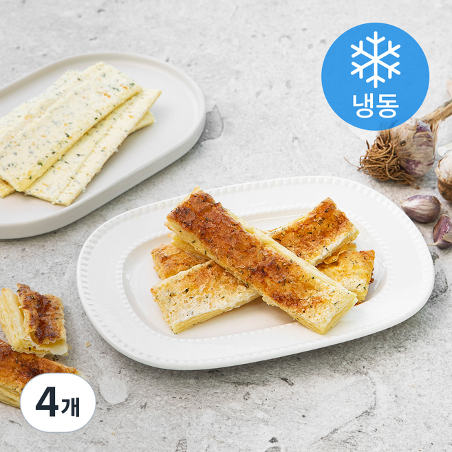 맨치트 갈릭파이 (냉동), 24g, 15개입, 4개