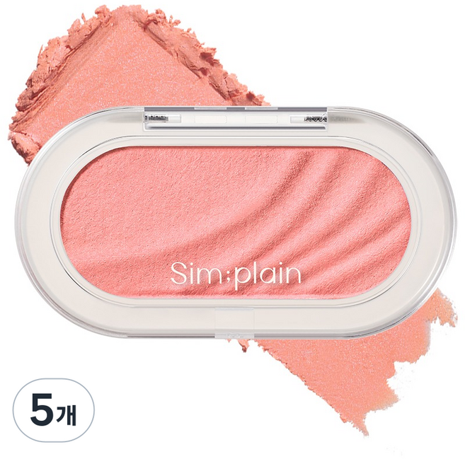 심플레인 글림 온 치크, 10 쉘피치, 5개