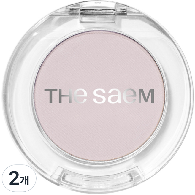 더샘 샘물 싱글 매트 아이섀도우, WH01 생크림 화이트, 2개