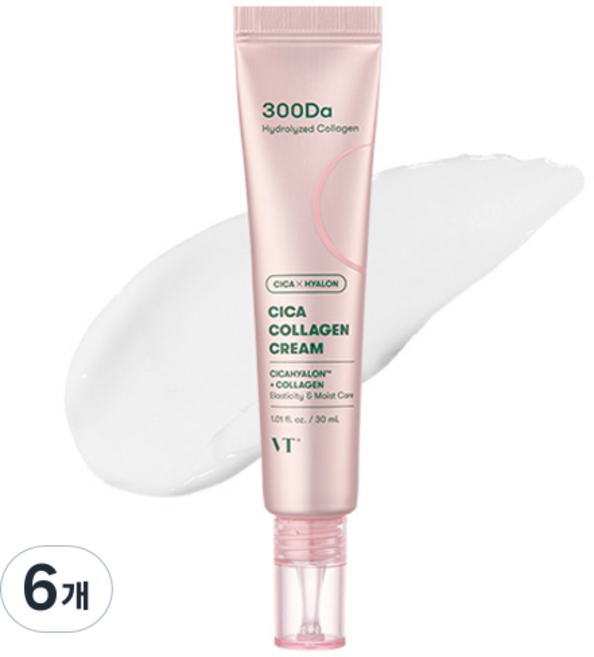 브이티코스메틱 시카 콜라겐 크림, 30ml, 6개
