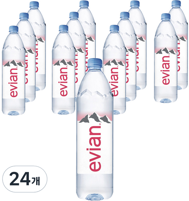 에비앙 생수, 1L, 24개