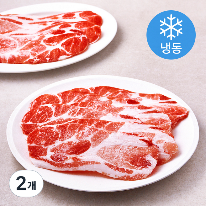 돼지고기 목전지 제육볶음용 (냉동), 2개, 900g