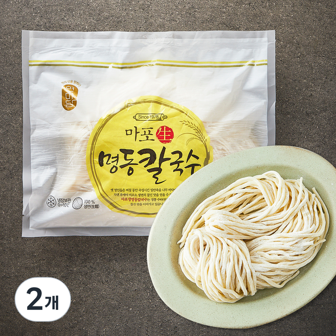 마포식품 생 명동칼국수, 1.5kg, 2개