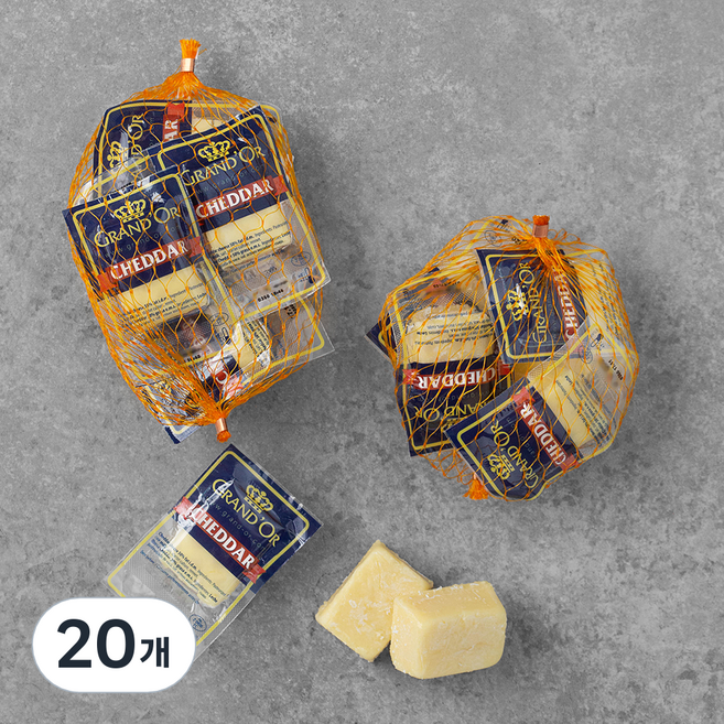 그랑도르 체다 미니 치즈, 20g, 5개입, 4개