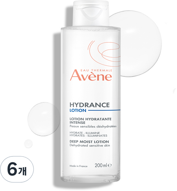 아벤느 이드랑스 딥모이스트 로션 토너, 200ml, 6개