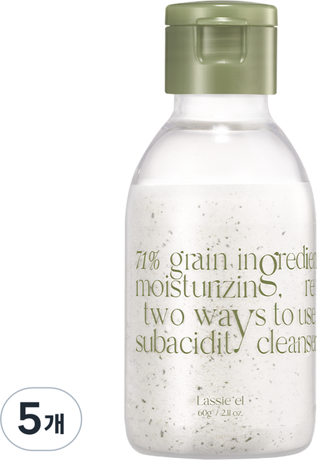 라씨엘르 엔자임 오트 스크럽 파우더워시, 60g, 5개