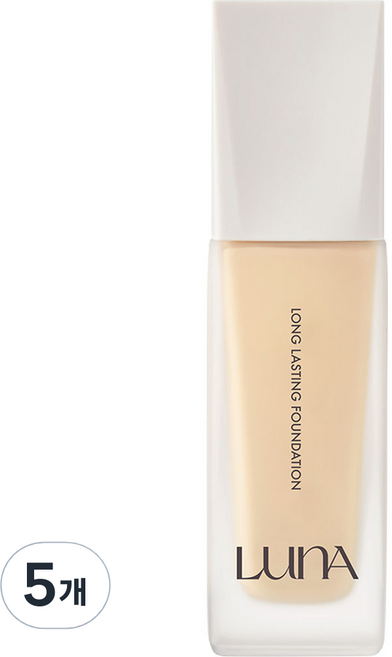 루나 롱래스팅 파운데이션 30ml, 5개, 17호(아이보리)