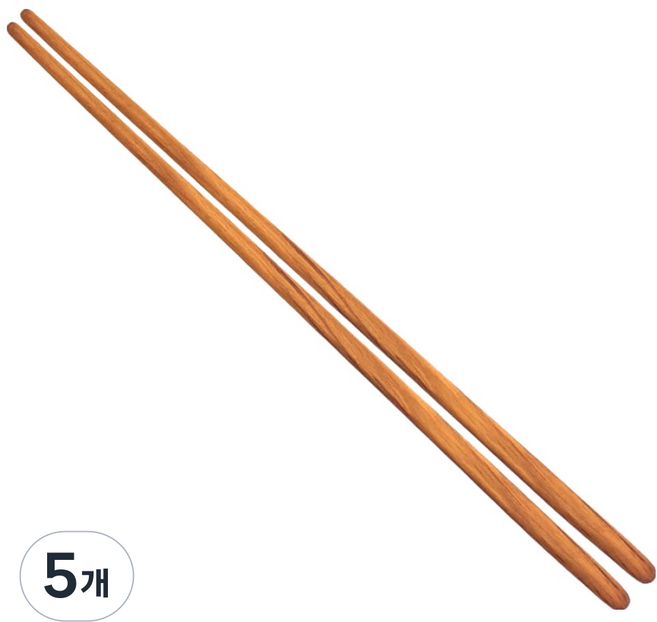 斯瓦哈 未塗層柚木筷, 單一顏色, 5個, 單品